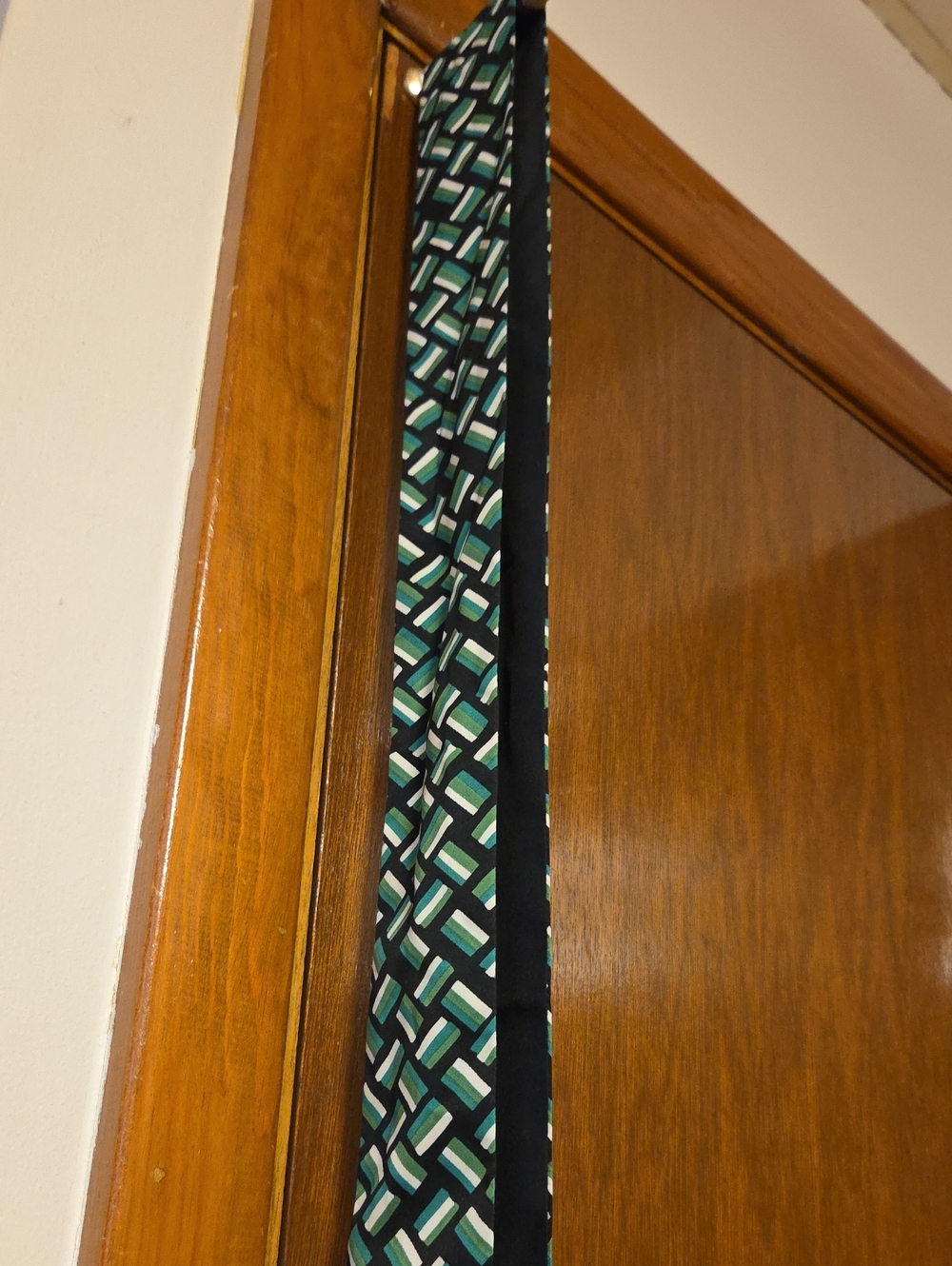 NEVER WORN. Geometric Green and Black Belt